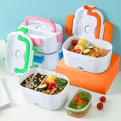 1.5L Portable PP Electric Lunch Box Heating Food Container Food Box With Customized Logo For Car Truck Office