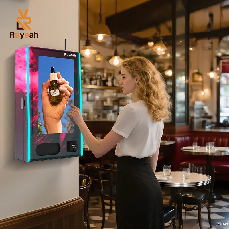 آلة بيع CBD الذكية ذات جودة عالية خلال 24 ساعة أوتوماتيكية بشاشة تعمل باللمس مقاس 32 بوصة