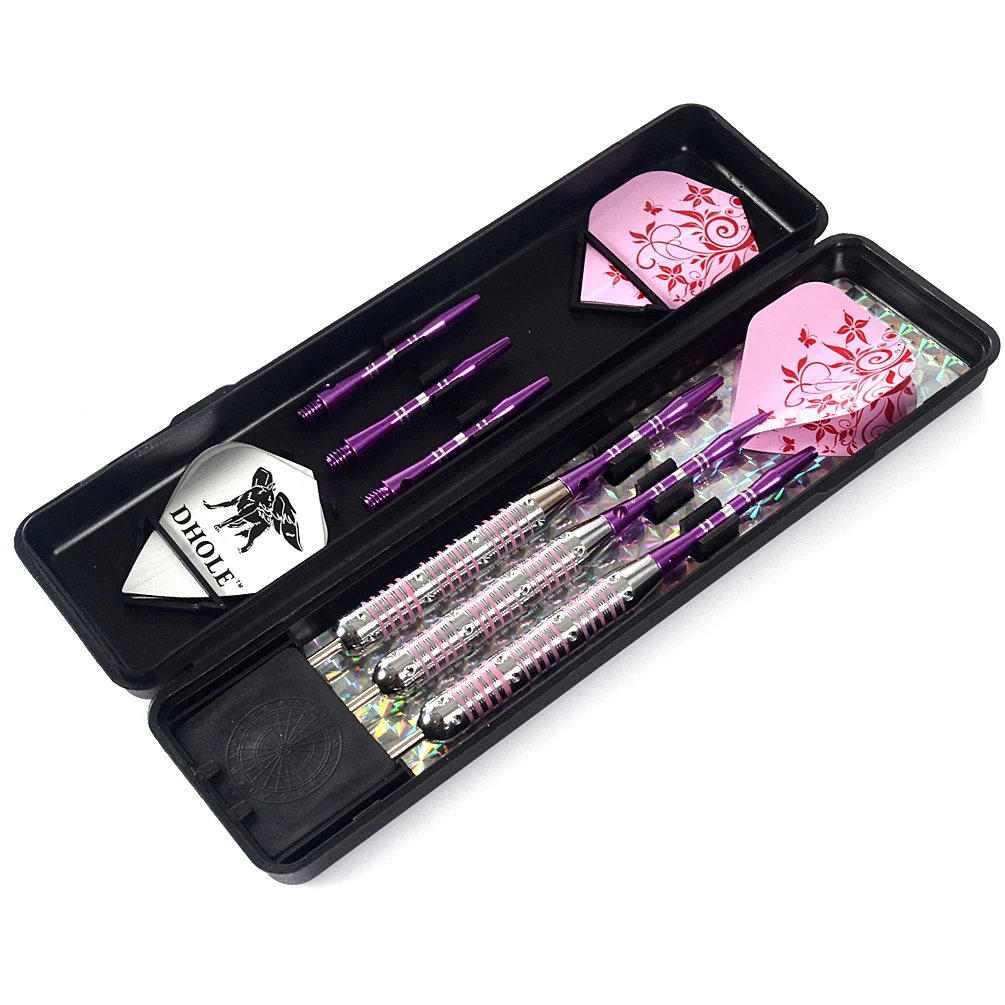 CUESOUL DHOLE 16/20/21/23/24/25/30 Grams Steel Tip Darts with Slim Dart Case