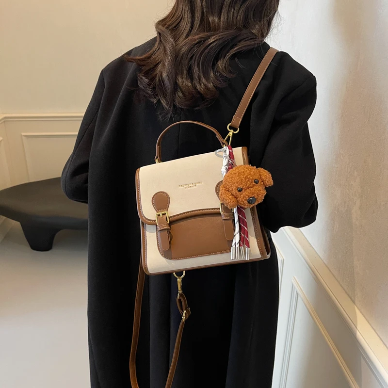 

Сплошной цвет, модные рюкзаки большой емкости, новинка 2025, горячая распродажа, женские сумки, мягкие рюкзаки с швейными нитками