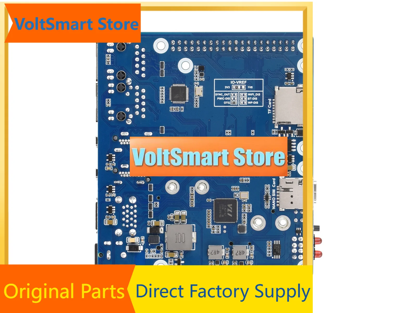 VoltSRaspberry Pi CM5 Dual LAN Carrier Board, 2.5G Ethernet, Dual 4K HDMI, PCIe M.2, 4G/5G Support, Wide Voltage 7-36V For Indus