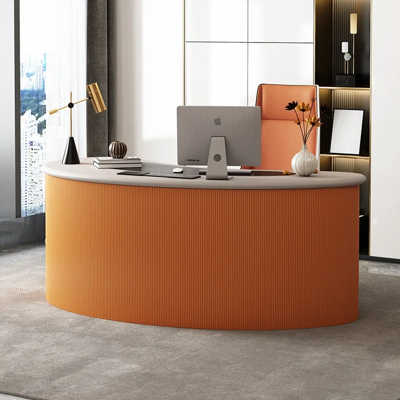 

Crafts Aesthetic Office Desk Display Minimalist Cute Small Office Desk Study Modern Escritorio Oficina Commercial Furniture