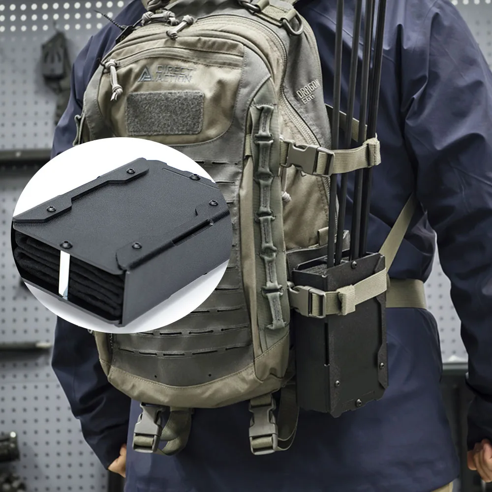 

Tactics Arrow Box, Quickly Waist Hang Side Quiver, Portable Archery Storage for Outdoor Hunting Shooting Practice Activity