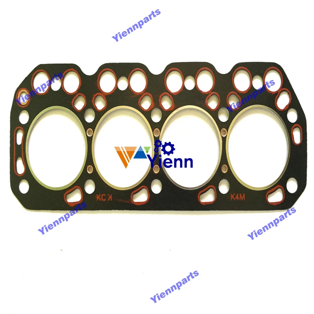 For Mitsubishi K4N Overhual Full Gasket Set With Head Gasket Fit KATO HD205UR EXCAVATOR CATERPILLAR MM45 MM45 MM45T MM45B MM55SR