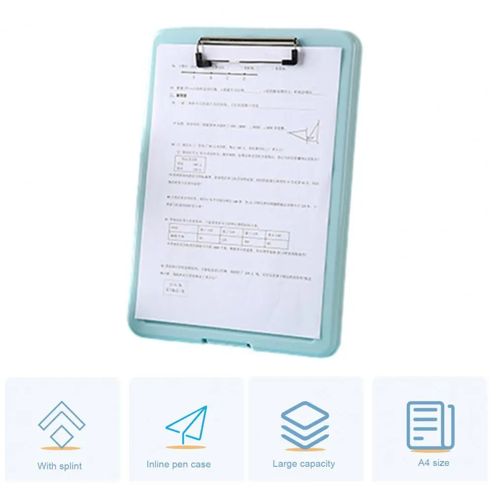 인체공학적 용량 파일 폴더, 미끄럼 방지 그립, 펜꽂이 걸이식 구멍이 있는 파일 박스, 효율적인 파일 정리, 쉽게