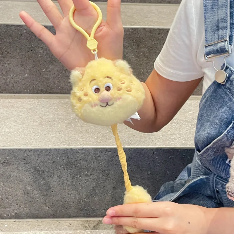 Echte Disney Zootopia Judy Nick pluche sleutelhanger authentieke rugzak hanger cadeau voor meisjes knuffeldier speelgoed knijpen decomprimeren