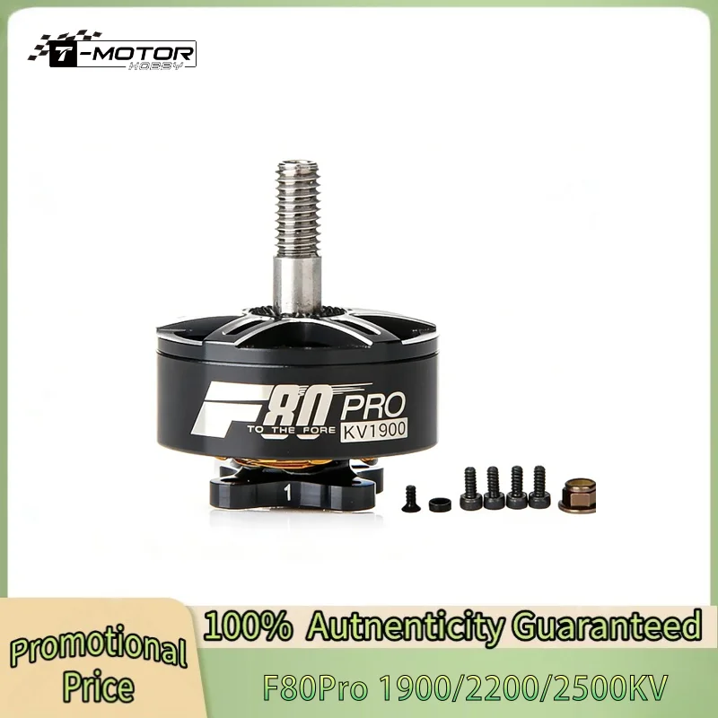 

T-HOBBYTMOTOR T-motor F80 PRO 1900KV/2200KV/2500KV FPV Brushless Electric Motor for RC Models Drone 220 250 FPV Racing Frame