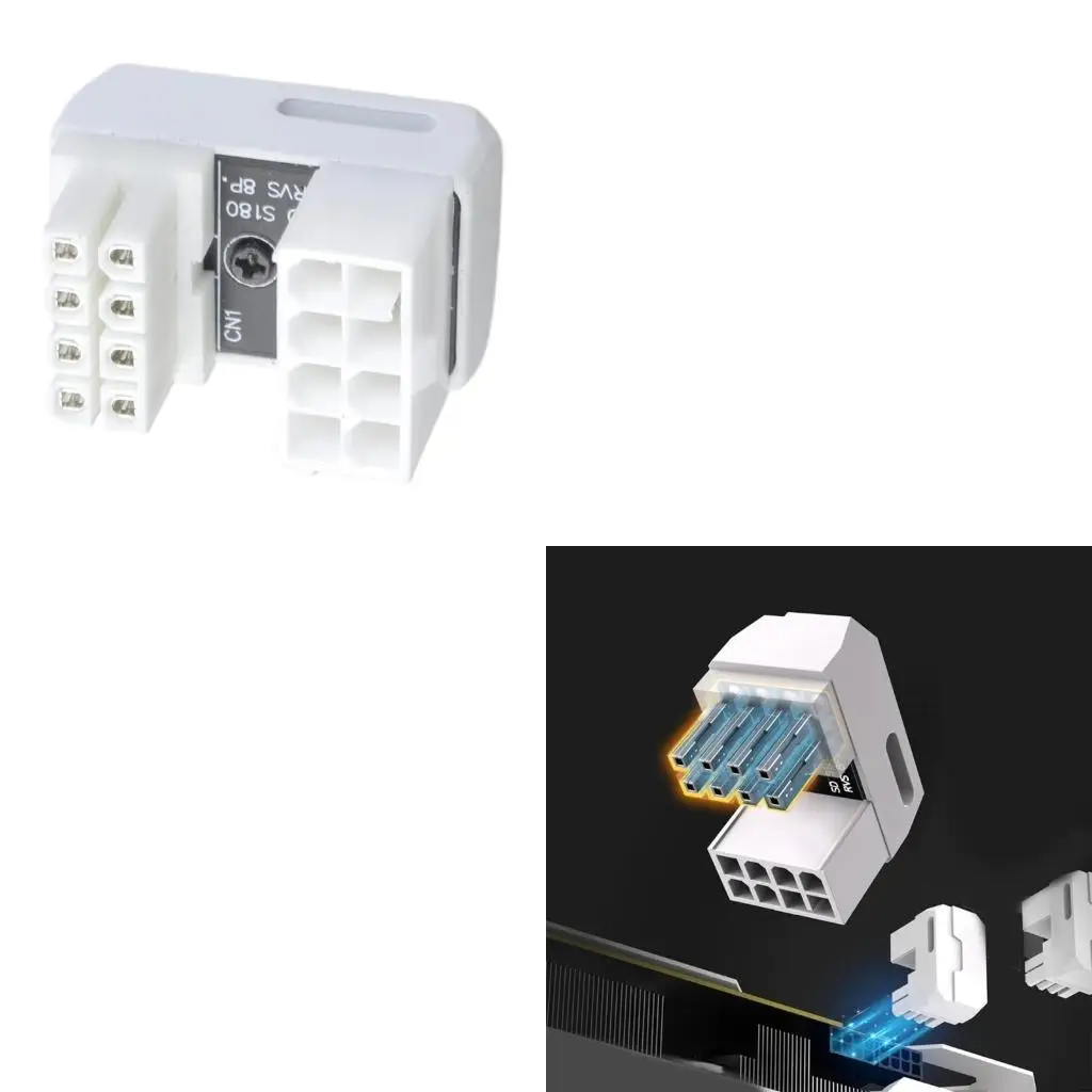 

652F Desktop CPU 8PIN Power Adapter Основная плата от 8PIN до 8PIN 180 -градусных рулевых рулевых адаптеров.
