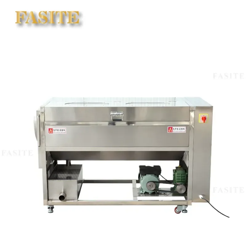 For Commercial Automatic Ginger Taro Potato Peeling Machine Mountain Medicinal Materials Crayfish Brush Hair Stick Cleaning