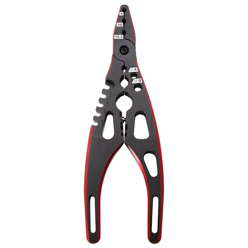 Professional Multi Tool Metal Clamp Shock Pliers Black+Red