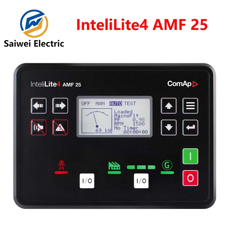 Imagem -04 - Intellite-módulo Controlador do Gerador a Diesel Display Lcd Painel de Monitoramento Remoto Acesso do Grupo Gerador Amf 25 Original