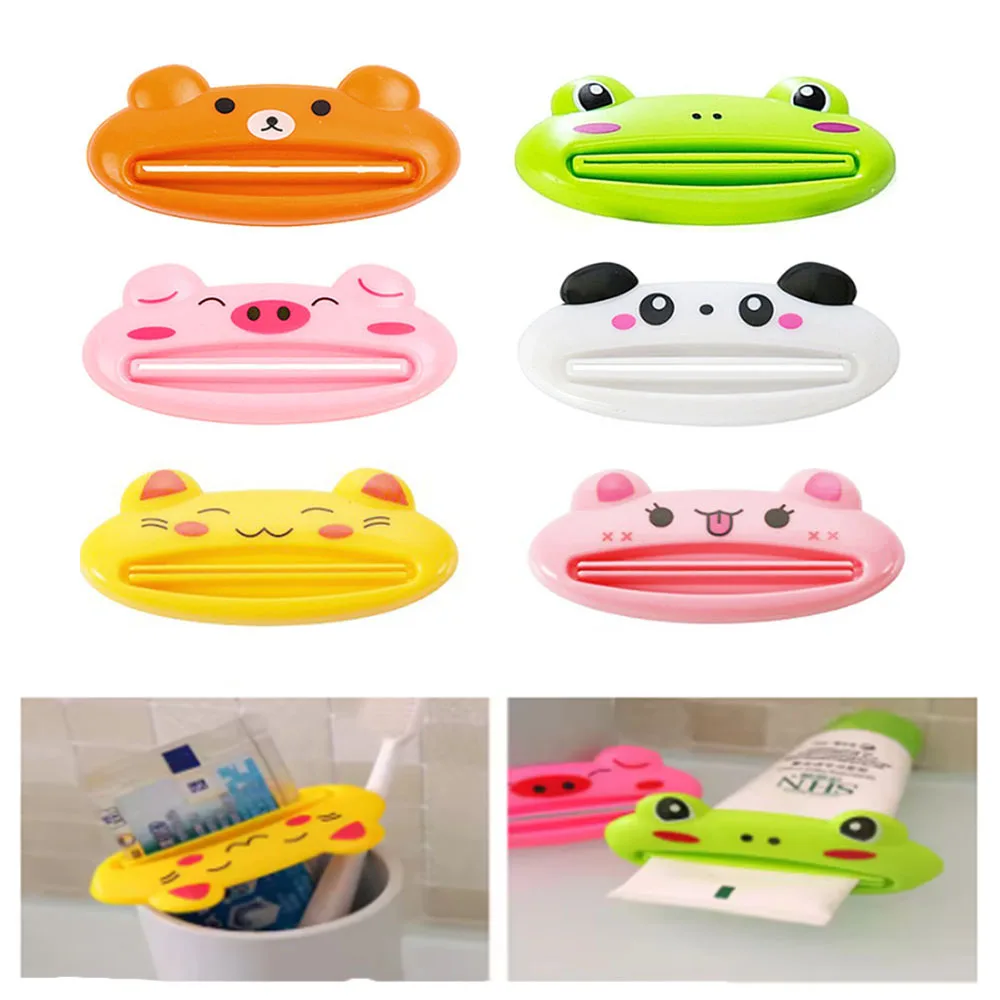 

Toothpaste Squeezer Lazy Cosmetics Facial Cleanser Manual Toothpaste Extruder Home Commodity Bathroom Lazy Creative Little Tools