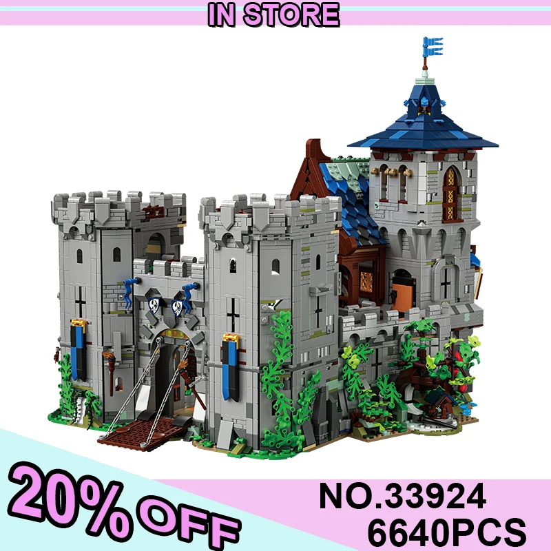 

XMORK 6172 parts MOC-33924 Medieval Forest Castle Architecture Model Building Kits Blocks Bricks Educational Toys Gift