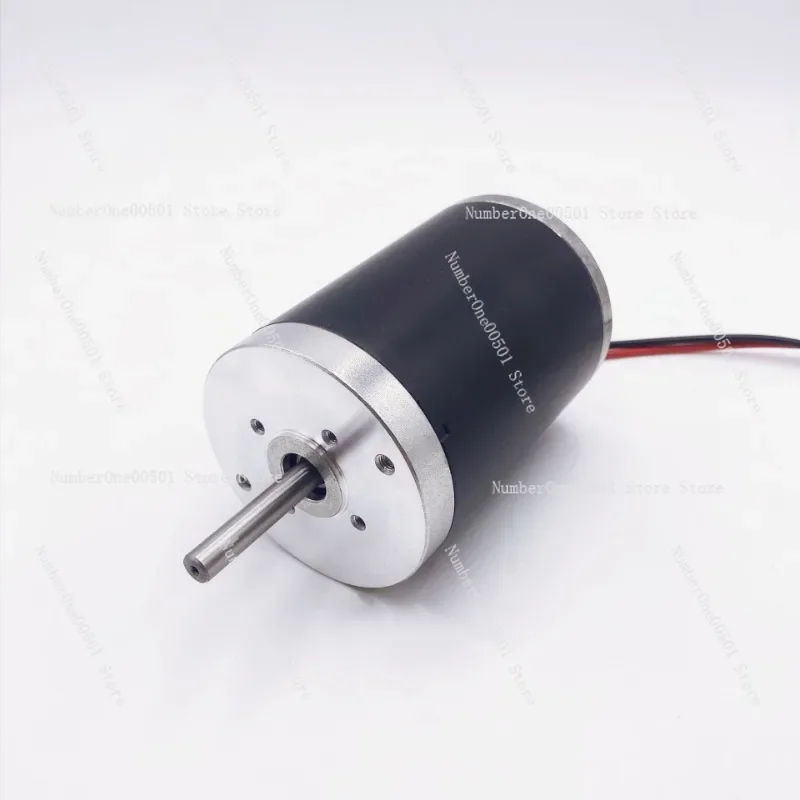 24V high torque DC motor 200W DC brushed motor 75 outer diameter steel tube motor