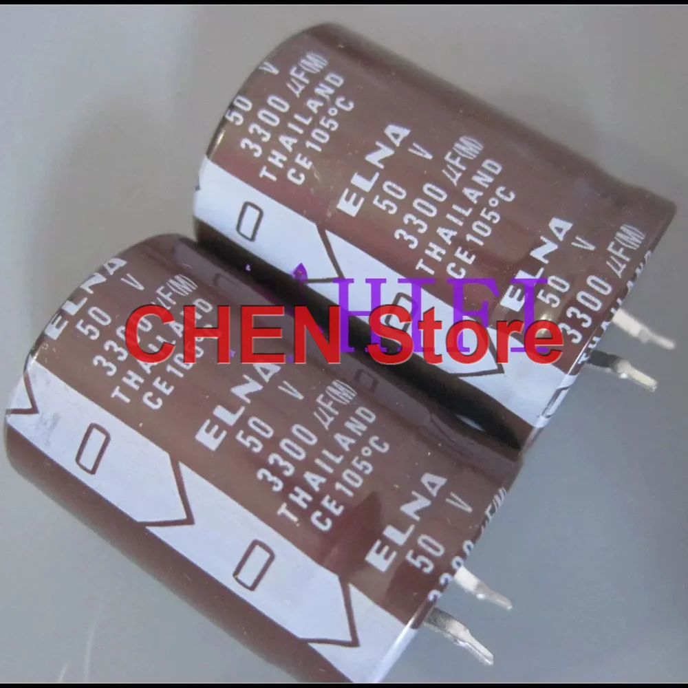 4PCS/lot original ELNA THAILAND 50V3300UF 25X35MM 105C CE 3300UF 50V electrolytic capacitor free shipping