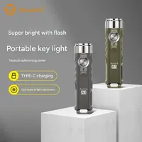 RovyVon Aurora A1 Flashlight Mini Keychain Flashlight USB C Rechargeable EDC Flashlight 650 Lumens Super Bright Outdoor