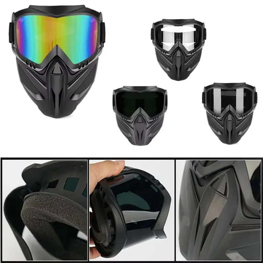 Motorcycle Dust Resistant Auto Darkening Welding Glasses Detachable Impact Resistant Cutting Welding Mask Adjustable Band