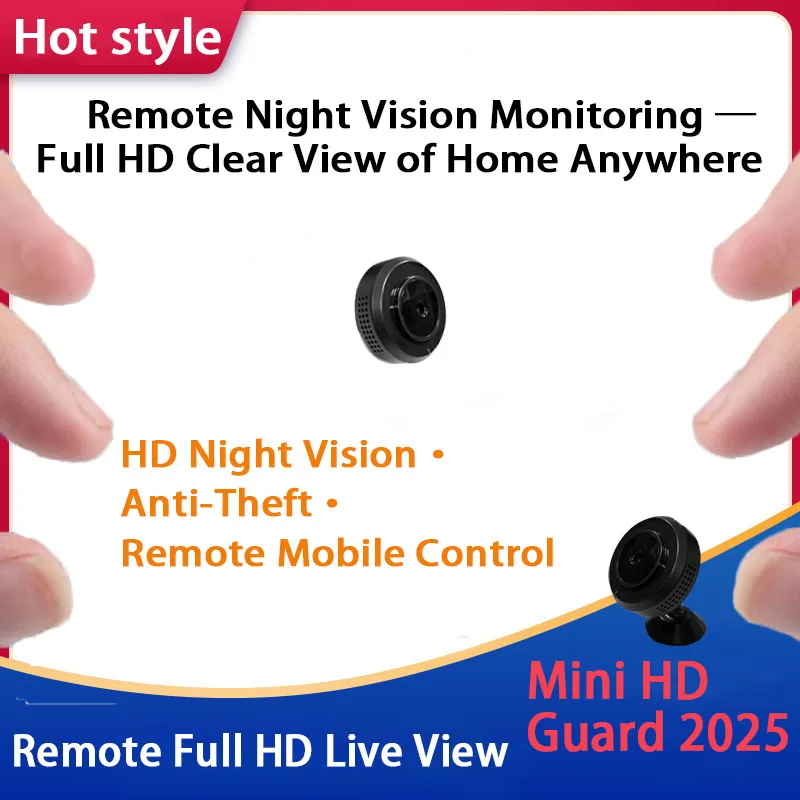 شاشة صغيرة خالية من المكونات من العلامة التجارية D مع بطارية مدمجة، لا تتطلب حفر، 360 درجة °     رؤية ليلية بانورامية، كشف الحركة، الوصول عن بعد للهاتف المحمول، تسجيل حلقة داخلية وخارجية، استخدام منزلي خارجي غير ثقب، متصل بالهاتف المحمول للتصوير الفوتوغرافي عن بعد وتسجيل الفيديو.