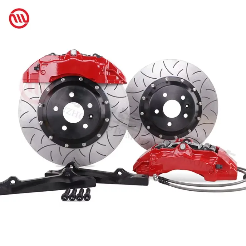 Front Caliper Big Brake Kit 6-Piston Caliper With Rotor 355mm 380mm For Audi BMW Volkswagen Chevrolet