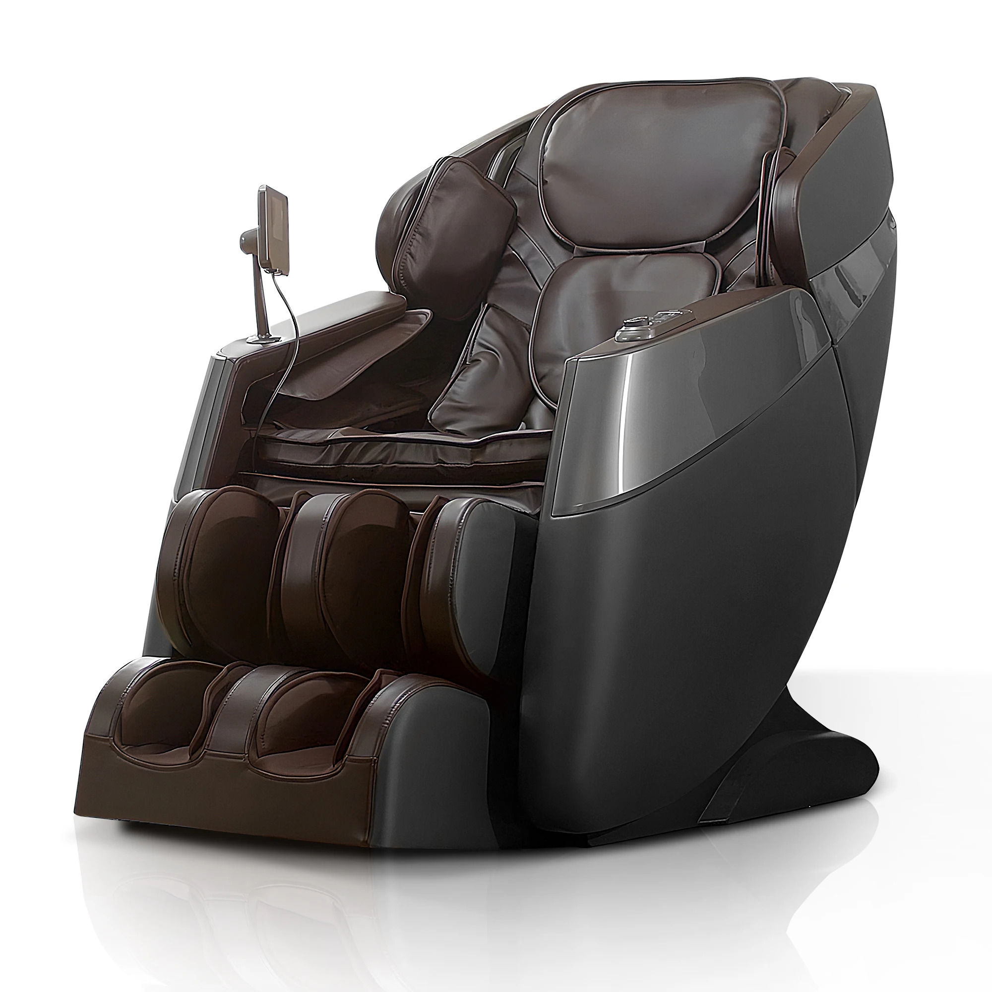 HOMEMASSA Full Body Massage Chairs Multifunctional Full Body Airbags Wrapped Recliner Zero Gravity LCD Touch Screen