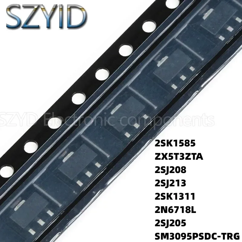 100PCS SOT89 2SK1585 ZX5T3ZTA 2SJ208 2SJ213 2SK1311 2N6718L 2SJ205 SM3095PSDC-TRG