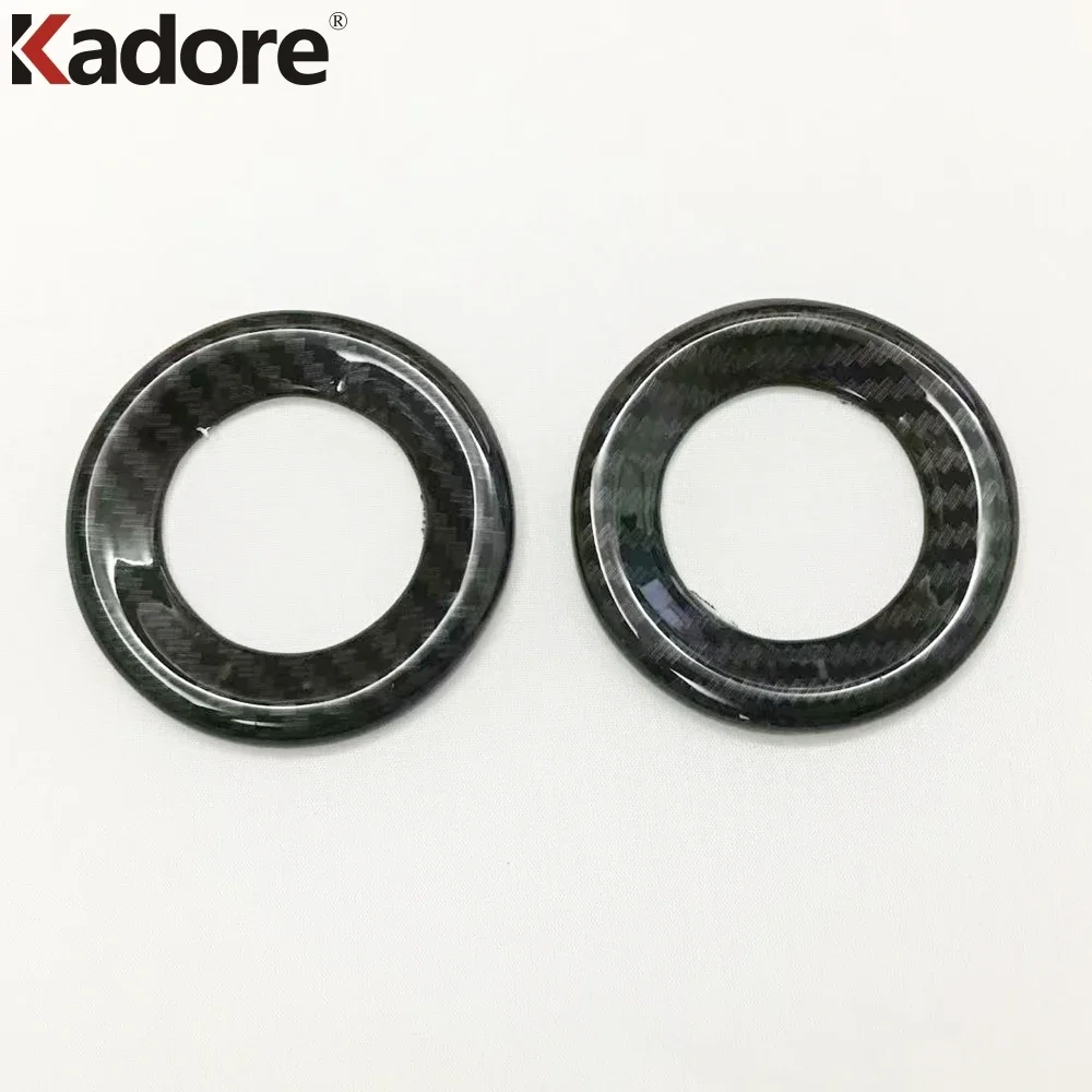 For Honda CRV CR-V 2017 2018 2019 2020 2021 2022 Carbon Fiber Car Inner Door Audio Speaker Cover Trim Interior Accessories image 4