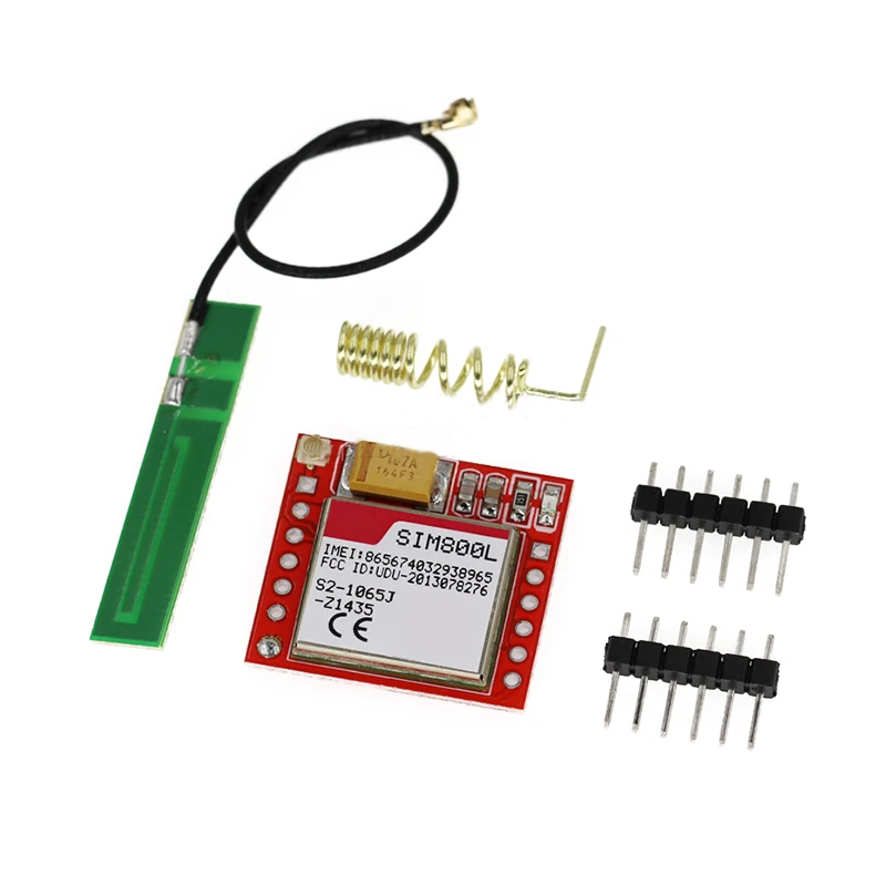 Sim800l Gprs Gsm Module Micro Sim Kaart Core Quad-Band Ttl Seriële Poort Antenne Pcb Draadloze Wifi Board Voor Arduino Smart Phone