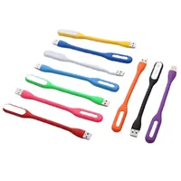 Flexible USB led Night Lights Mini LED table light Reading Light Portable For Xiaomi USB LED Light with USB For Power bank/PC