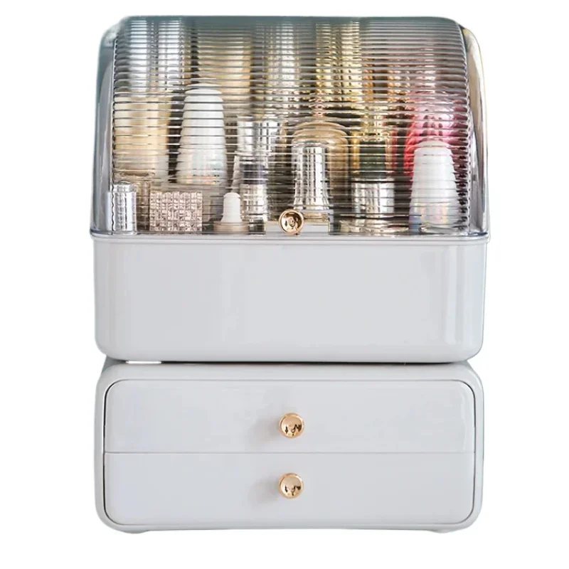 Acrylic Cosmetics Storage Box Lipstick Jewelry Skincare Holder Makeup Organizer Dustproof Drawer Dresser