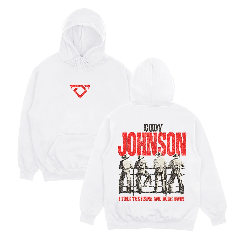 

Ковбойская толстовка с капюшоном Cody Johnson, одежда с ретро-графикой для мужчин и женщин, осенне-зимние толстовки с длинными рукавами, классическая уличная одежда оверсайз