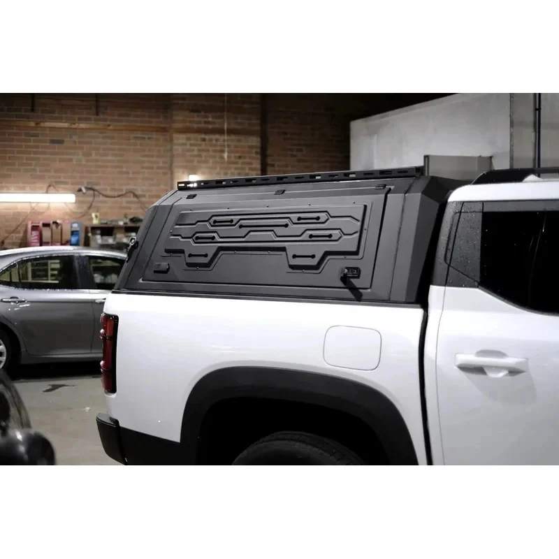 Durable Pickup Truck 5.5Ft 6.5Ft Aluminum Steel 4X4 Topper Cover Hardtop Canopy F150 Gladiator Tundra NP300-Theft