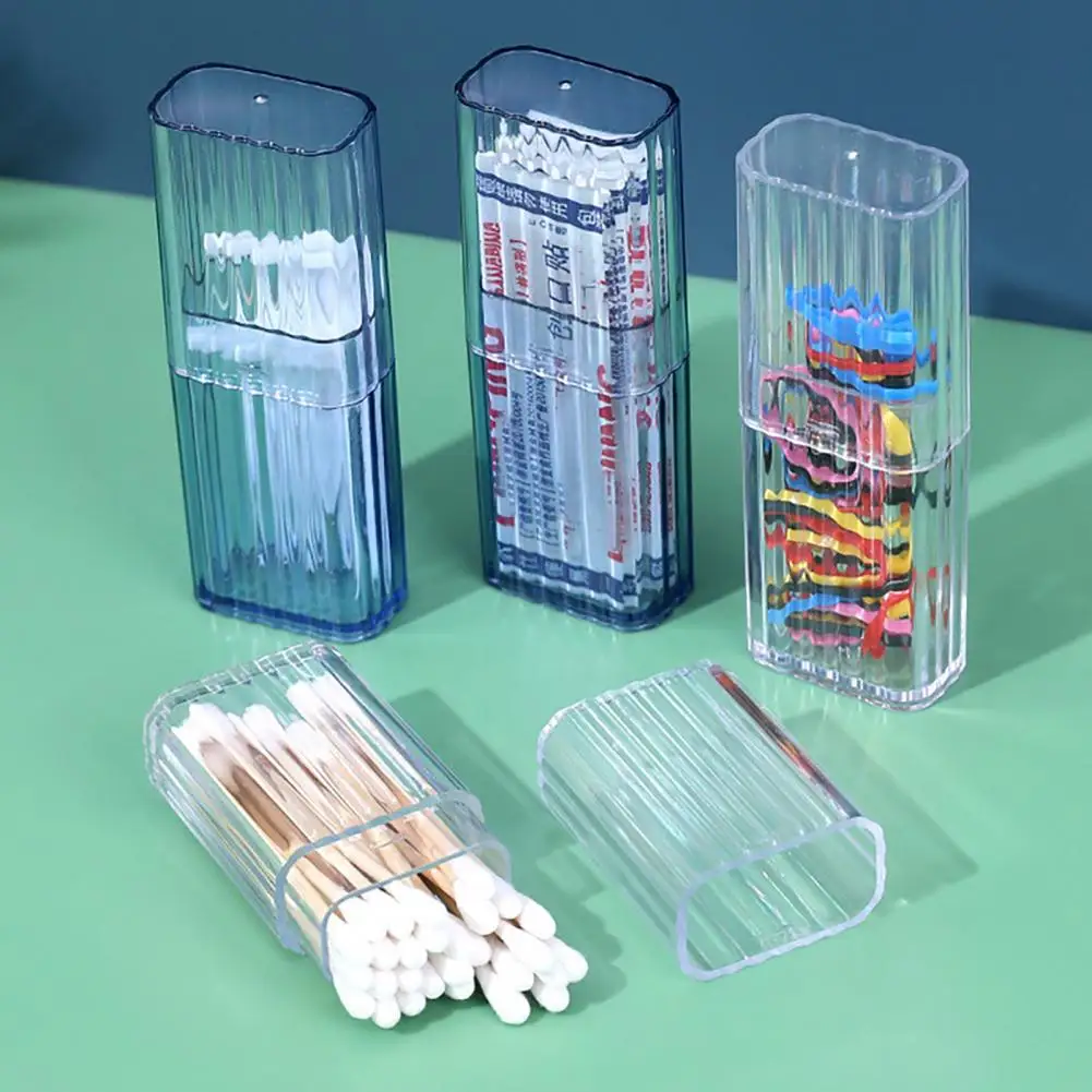 Caja de almacenamiento de palillos de dientes de larga duración, organizador de palillos de dientes creativo, amplia aplicación, caja de viaje