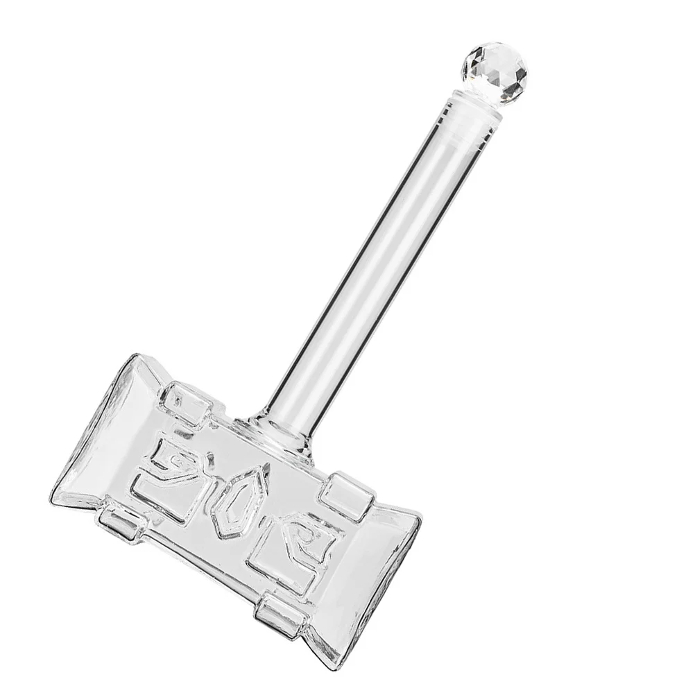 

Hammer Whiskey Decanter Unique Shape Transparent Glass Beverage Dispenser For Bar Home Decoration Wine Distributor Drink