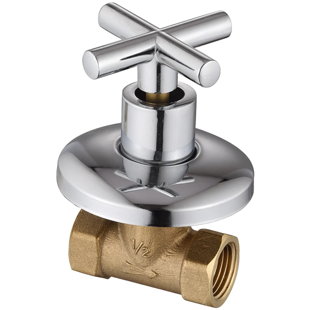 4 Point Copper Concealed Valve Wall Mounted Quick Open For Solar Shower System Bathroom Hot Water Control Plumbing Parts