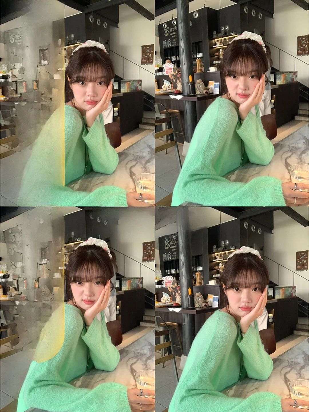 

Soft Knitted Pure Color Oversized Women's Top Korean Sle Travel Casual Long Sve round Ne Pullover Faionable Tourist ...