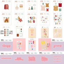 New October 2022 Spanish Metal Cutting Dies for Scrapbooking and Card Making Paper Craft Album Decorative Embossing Cut Die