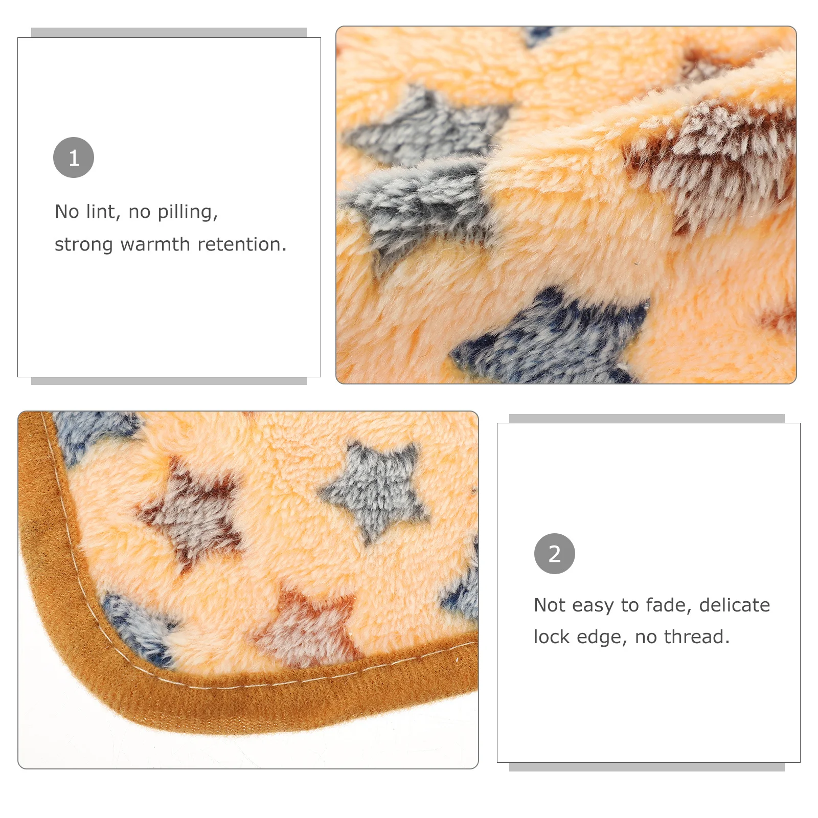 

6pcs Pet Blanket For Small Animals Warm Coral Fleece Hamster Mat Compact Guinea Pig Pad Hamster Cage Liner Daily Use Pet