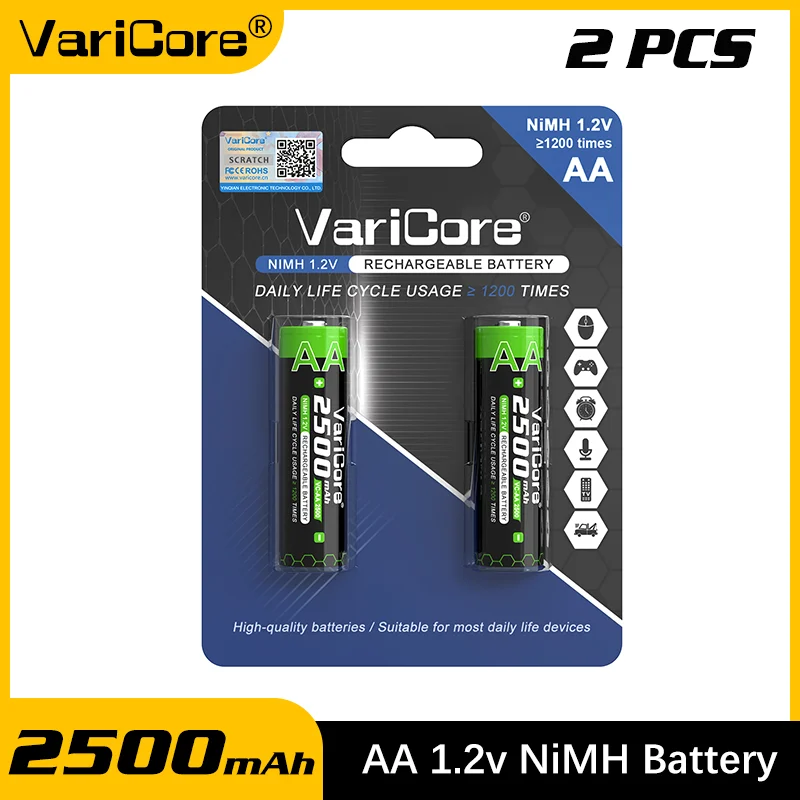 Varicore Aa 2500Mah…