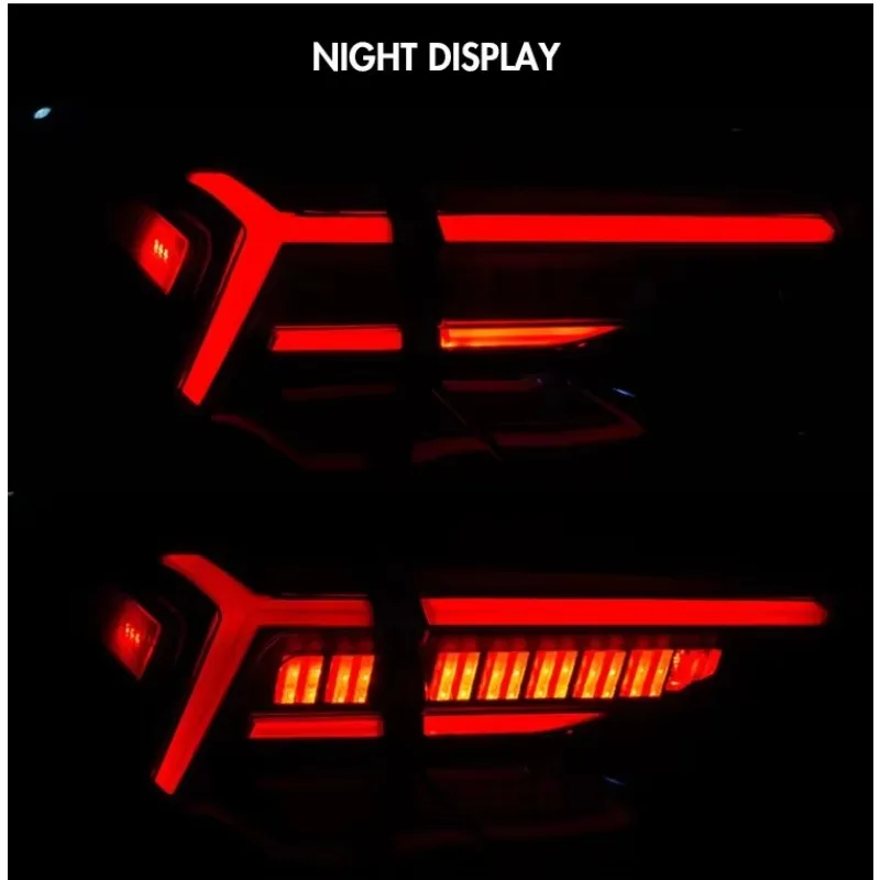 

Car Tail Lamp Modified LED Taillights Through Lamp Running Lights Turn Signal Brake Lights For Toyota Avalon 2019-2022