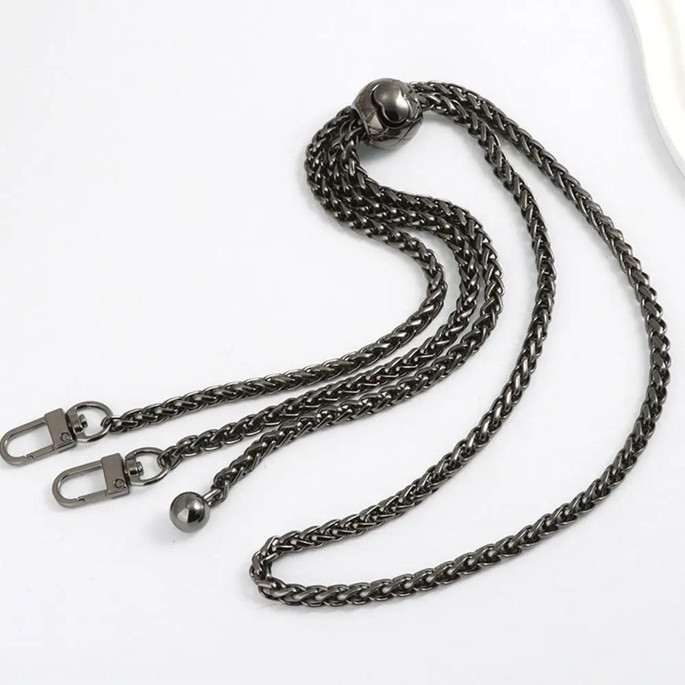 120cm DIY Metal Purse Chain Strap Handle Replacement for Handbag Shoulder Crossbody Bag Chain Strap with Length Adjustable Ball