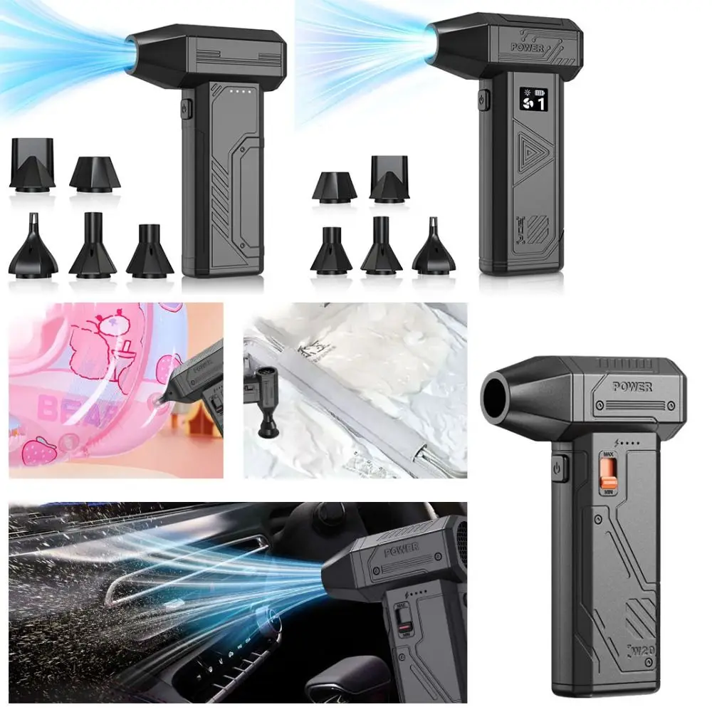 

130000RPM Violent Turbofan LED Light Brushless Motor High-Speed Brushless Motor Fan Infinite Speed Regulation High-Speed