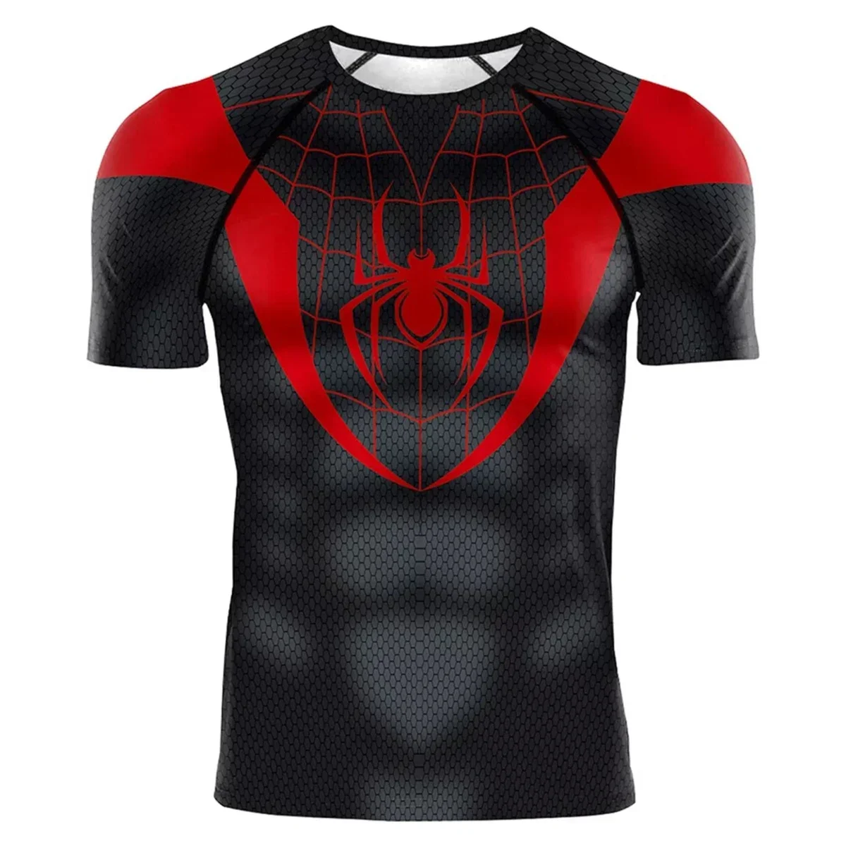 Sommer Neues Herren-T-Shirt Rollenspiel Kurzarm-T-Shirt Superhelden Herren-Oberteil Sportbekleidung – Detail 4