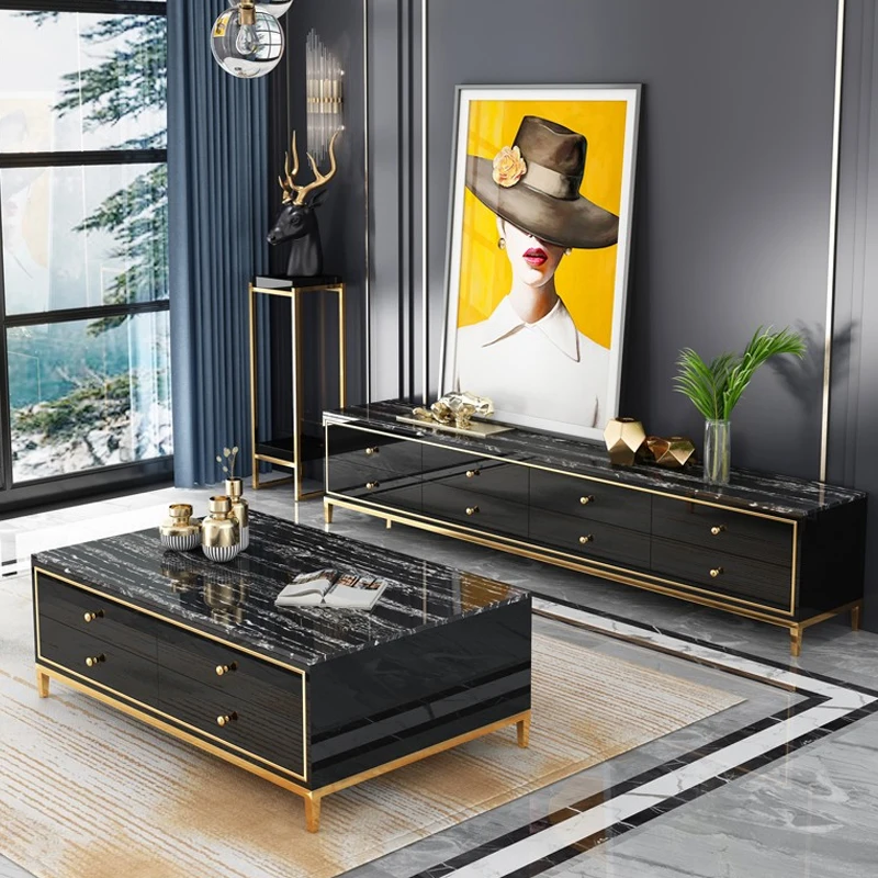 Narrow Black Alone Tv Stand Universal Vertical Minimalist Designer Tv Stands Living Room Modern Mueble Para Televisor Furniture