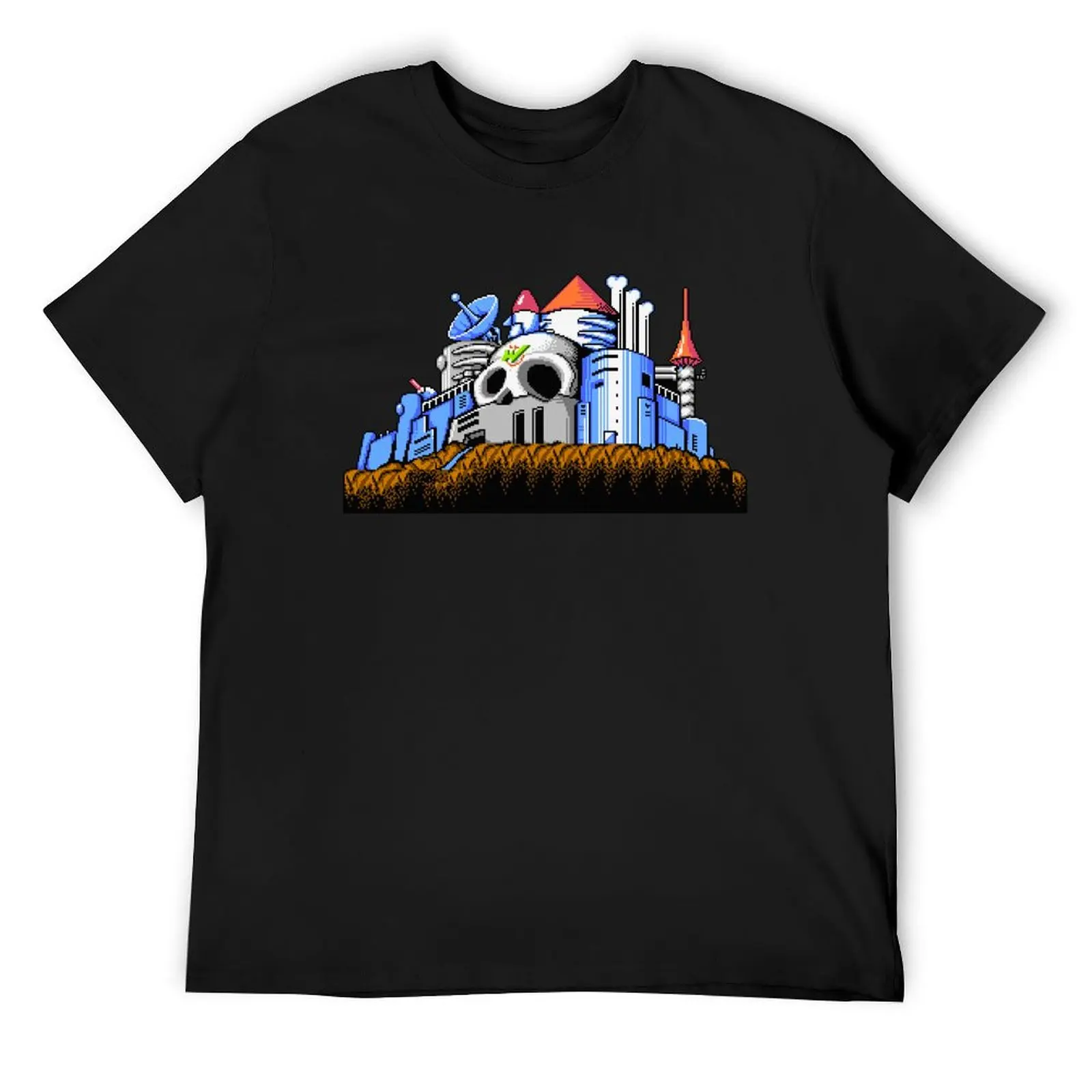

Dr Wily's Castle T-Shirt kawaii clothes graphic t shirt vintage boys animal print plus sizes mens workout shirts