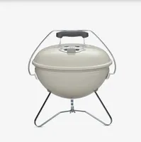 Weber Smokey Joe Premium Portable Round Charcoal Grill BBQ Grill with Damper