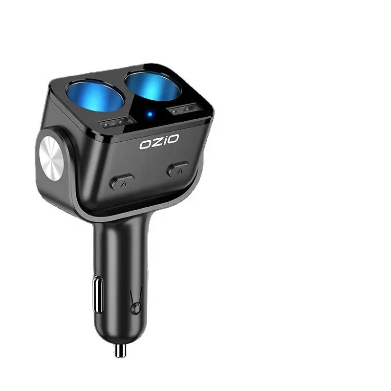 QC 3.0 Dual USB Car Charger 2V Fast Charging Cigarette Lighter Socket Splitter Plug Auto Power Adapter for Mobile Phone DVR