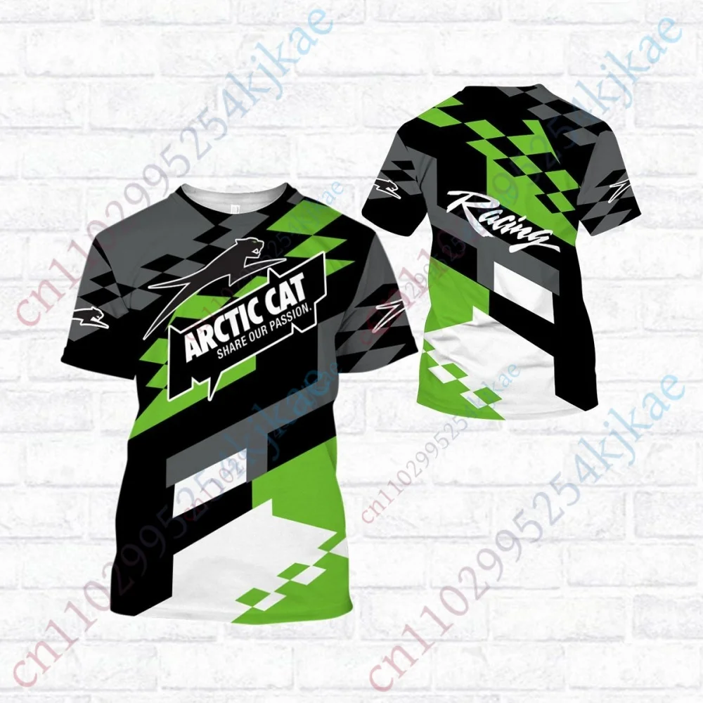 

Arctic Cat T-shirts Men's Clothing Anime Casual Short Sleeve Breathable Top Quick Drying Streetwear Harajuku T Shirt Casual Tee