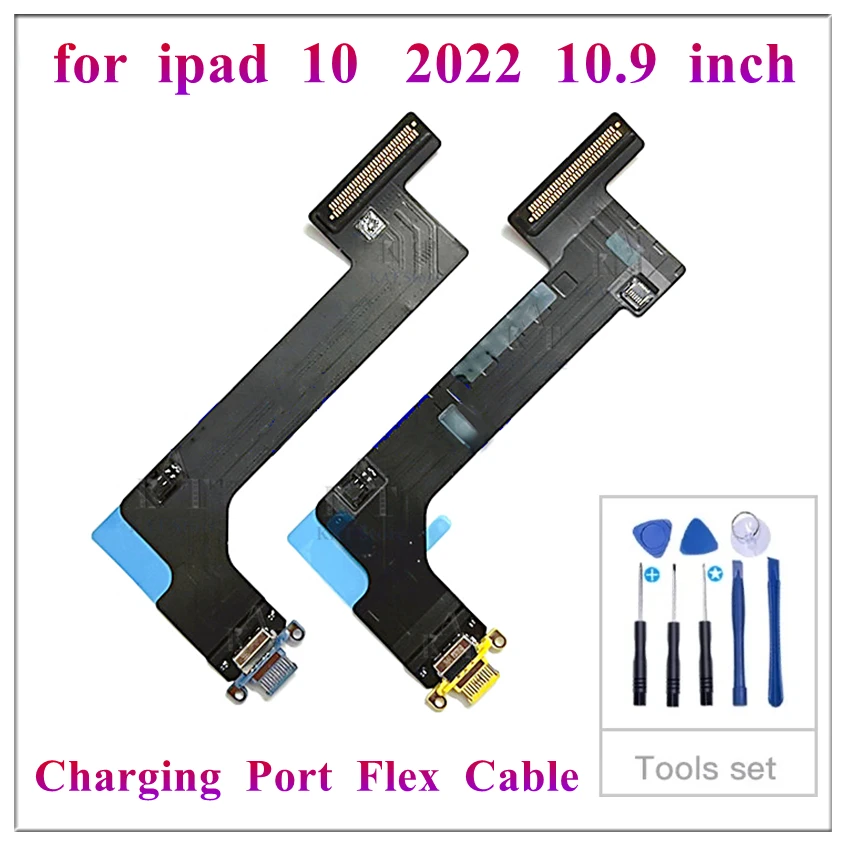 1Pcs Charging Charger Dock Port Connector Flex Cable Compatible for IPad 10 2022 10.9 Inch 10th Gen Replacement Parts