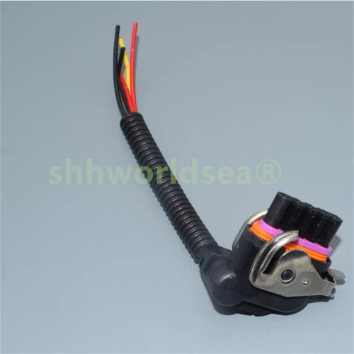 Imagen 2 del producto Shhworldsea 5 pines 1,5mm Dj7051k-1.5-21 negro/18242.000.000 conector de vehículo es adecuado para enchufe de motor de limpiaparabrisas