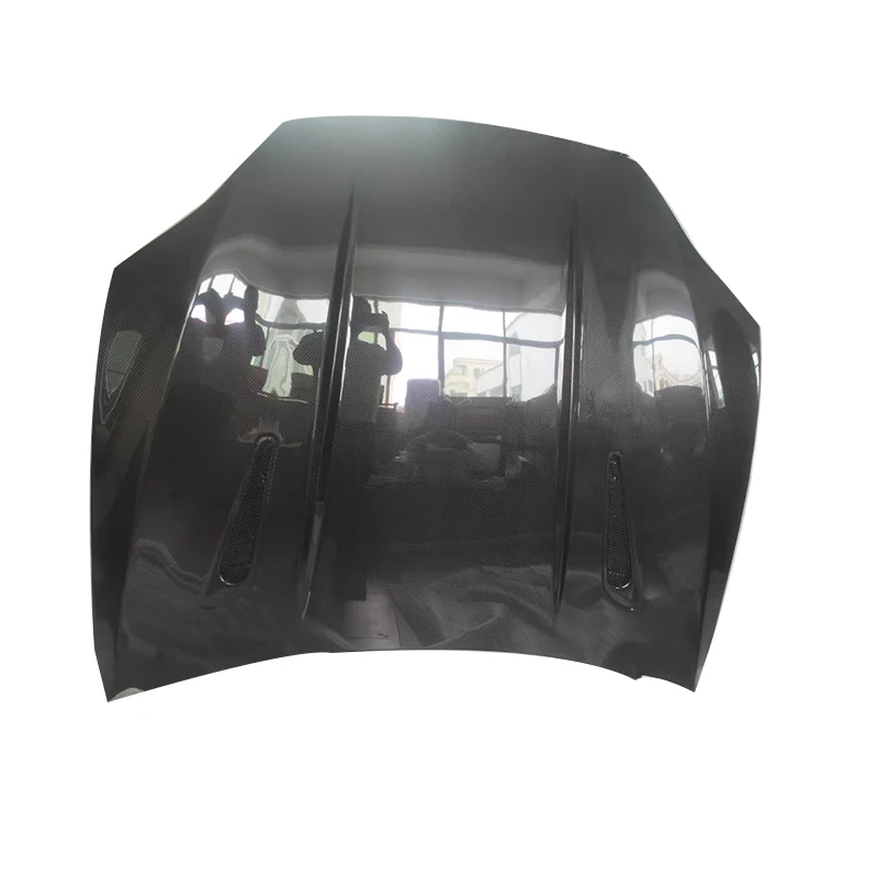 

High Quality Dry Carbon Fiber Hood for Tesla Model S Plaid 2021+ perfect fitment